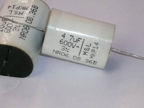 Silver foil capacitor MKP Italy 4.7 UF 600V