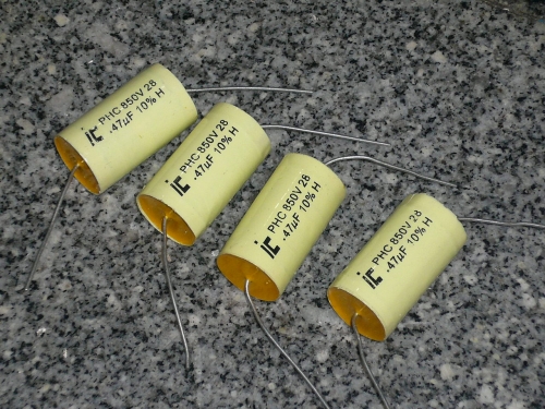 Italy IC PHC electrodeless coupling capacitor 0.47UF 850V 474 470n absorption capacitor