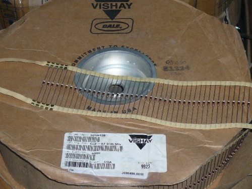 VISHAY DALE US metal film 1/4W resistor brown ring