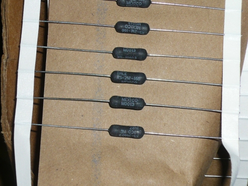 VISHAY DALE RS-2 1% original black American resistor 14R7 14.7 Euro