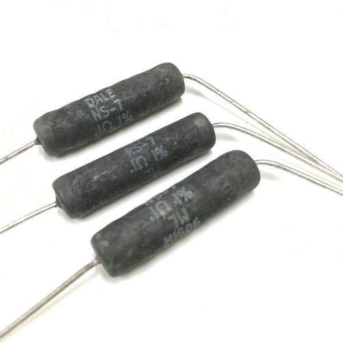 Imported DALE, RS-7, 7W, 0.1R, European, American military lines, winding resistors