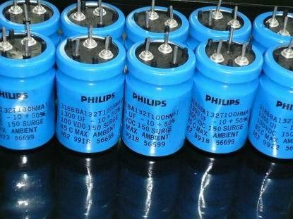 PHILPS blue six corner 1300UF 100V, highest voltage 150V in stock