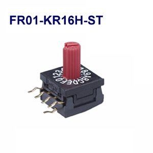 Japan imported NKK NKK micro switch switch rotary switch FR01-KR16H-ST, with her school