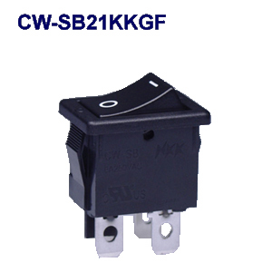 NKK rocker switch CW-SB21KKGF imported rocker switch 4 foot switch on NKK switch