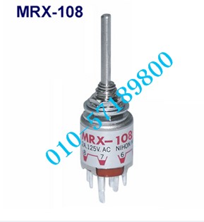 Japan imported rotary switch MRX108, day switch NKK, MR-X108, NKK8 gear rotary switch