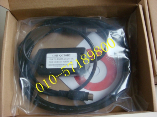 MIT-SUBISHI PLC programming cable, QC30R2 MIT-SUBISHI touch screen programming, connection cable, PLC programming cable