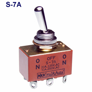NKK switch switch toggle switch S-7A imported waterproof waterproof IP67 spot