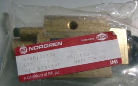 NORGREN over SPGB/31733 switch