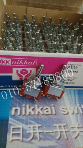 Open the NKK switch import automatic reset switch toggle switch S-308 switch S308 import import