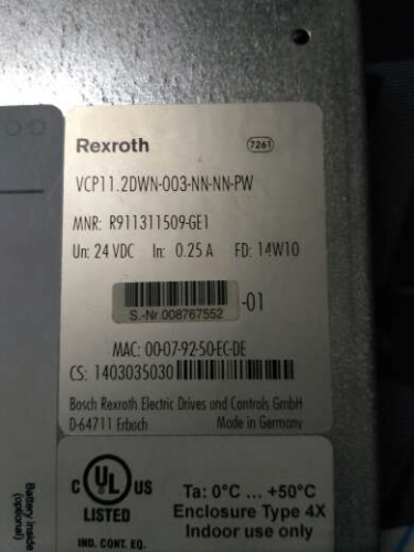 REXROTH Rexroth VCP11.2 DWN-003-NN-NN-PW touch screen touch panel