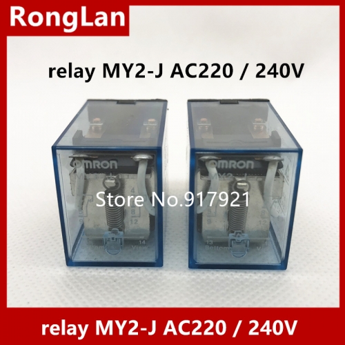 100% new original OMRON Omron relay MY2-J AC220 / 240V factory outlets