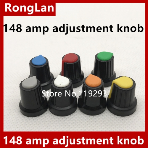 Double color plastic knob 148 use 15*17MM plastic potentiometer cap knob encoder cap color available