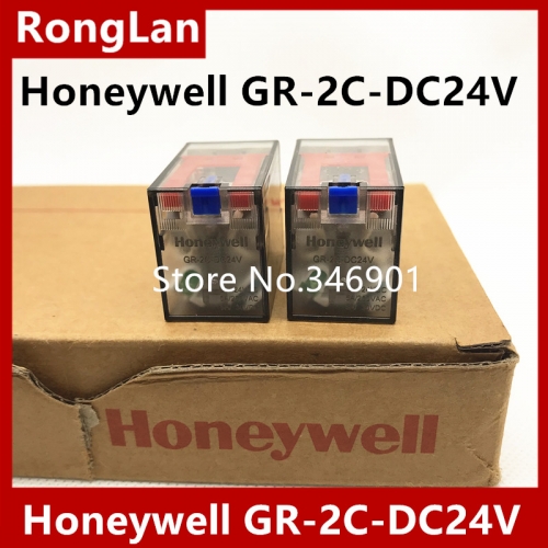 Original genuine Honeywell Honeywell relay, GR-2C-DC24V 8 feet, 2CO, 5A, LED