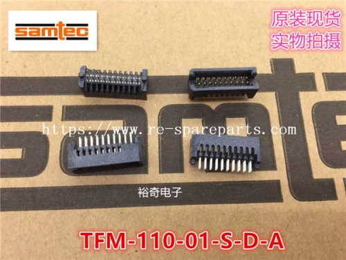 TFM-110-01-S-D-A  Samtec Conn Shrouded Header HDR 20 POS 1.27mm Solder ST Thru-Hole Tube