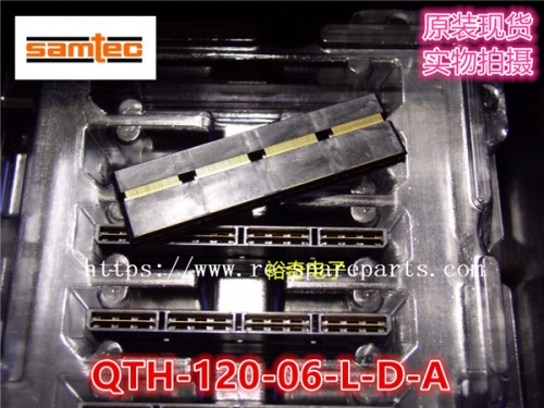 Samtec QTH-120-06-L-D-A 050 mm Q Pairs HighSpeed Ground Plane Terminal Strip Differential Pair RightAngle