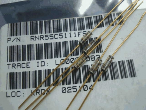 Origional Product Vishay Gold Pin 5.11 k s 5.1K 0.1% Glass Fiber High-Precision Fever Resistor