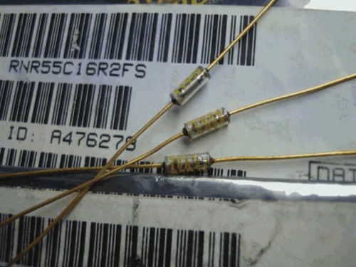 Origional Product Vishay Gold Pin 16.2R S 16R 0.1% Glass Fiber High-Precision Fever Resistor