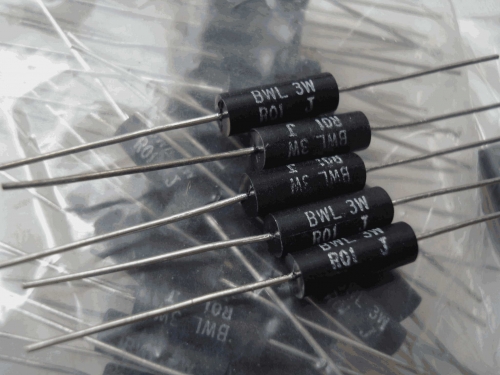 Origional Product BWL 0.01R 3W 0.01 Fever tong jiao Audio Non-Inductive Wire Wound Resistance 830PCS