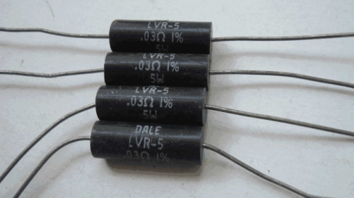 Dale lvr-5 U.S. 0.03r Europe 1% 5W U.S. military resistance pure copper pin non inductive resistance