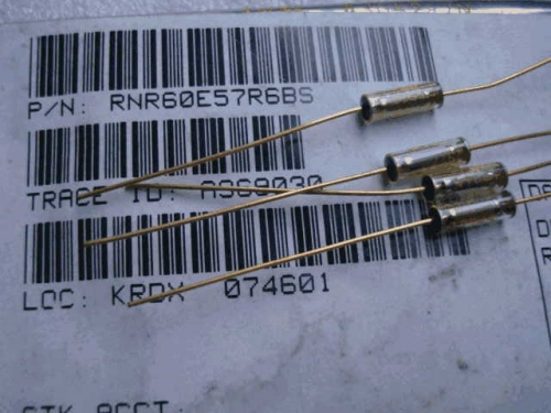 Origional Product Vishay Gold Pin 1W 57.6R S 56R 0.1% Glass Fiber High-Precision Fever Resistor