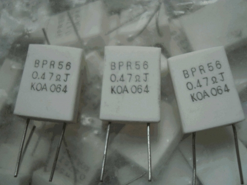 Japan KOA 5W 0.47R 0.47 5% tong jiao Non-Inductive Amplifier with Fever Audio Resistor