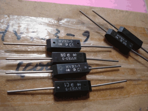 Original genuine hvr3-9 3a 9000v high voltage rough copper pin diode silicon rectifier