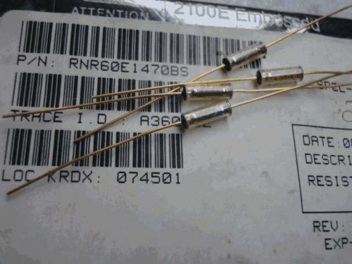 Origional Product Vishay Gold Pin 1W 147R S 150R 0.1% Glass Fiber High-Precision Fever Resistor