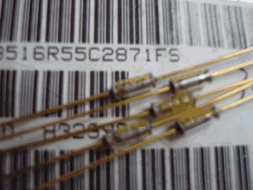 Origional Product Vishay Gold Pin 2.87 k s 3K 0.1% Glass Fiber High-Precision Fever Resistor