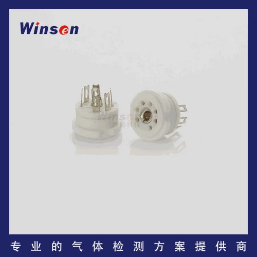Zhengzhou wei sheng Semiconductor Gas Sensor Supplies Gas Sensor Test Seven-Foot Ceramic Pedestal Tube Socket