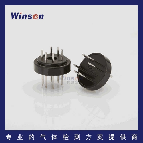 Zhengzhou wei sheng Semiconductor Gas Sensor Consumables Bakelite Base Sensor Tube Socket