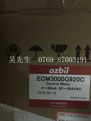 [Origional Product Import] Japan Yamatake Azbil ECM3000G920G   ECM3000G9200 Servo Motor