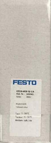 Festo Festo Solenoid Valve CPE18-M1H-5J-1/4 163143 Genuine Original