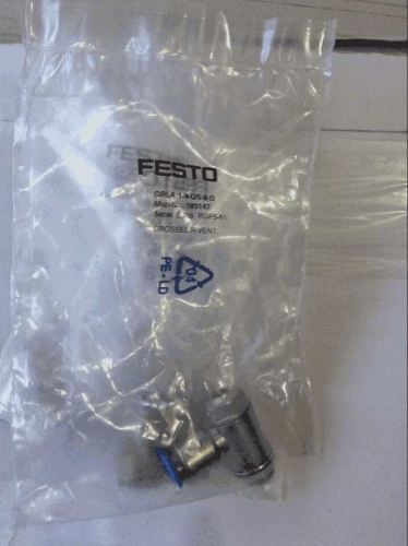 Brand New Genuine Original FESTO Throttle Valve GRLA-1/4-QS-8-D 193147