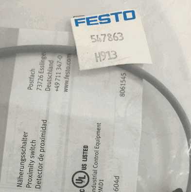 Festo Festo SMT-10G-PS-24V-E-0  3Q-M8D 547863 Brand New