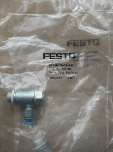 FESTO Throttle Valve GRLA-1/8-QS-4-D 193143 Brand New Genuine Original