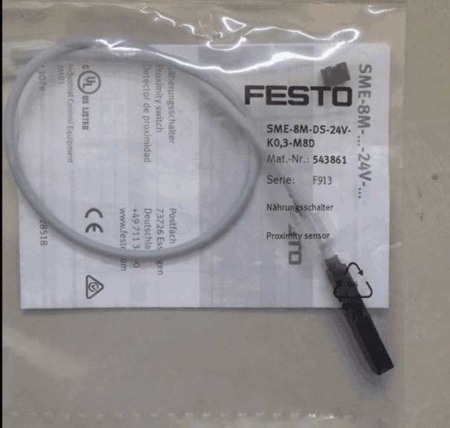 FESTO Sensor SME-8M-DS-24V-K-0.3-M8D 543861