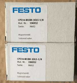 Festo Festo Solenoid Valve CPE14-M1BH-3OLS-1/8 196932 Brand New & Original