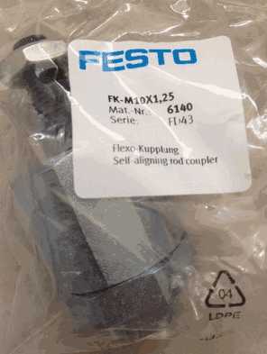 Festo Self-Aligning-Connecting Piece FK-M10X1  25 6140 Brand New & Original