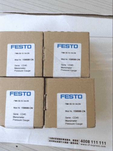 Festo Festo Pressure Gage FMA-50-10-1/4-EN 159599 Genuine Original