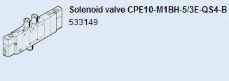 Festo Festo Solenoid Valve CPE10-M1BH-5/3E-QS-4-B 533149 Brand New