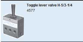 Festo Manual Valve H-5/3-1/4 4577 Brand New Genuine Original