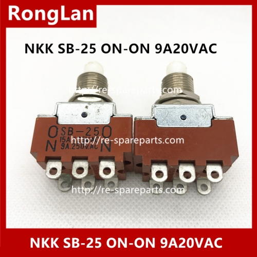 NKK SB-25 ON-ON 9A20VAC  6 feet  foot switch