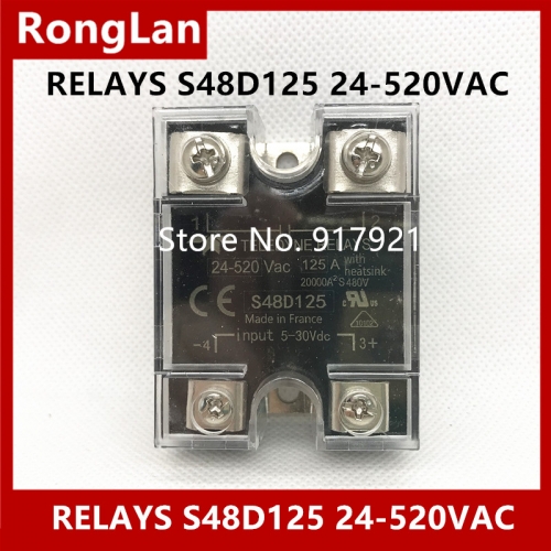 Original United States RELAYS S48D125 TELEDYNE solid state relay 125A 24-520VAC