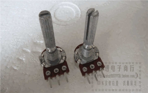 PS Puyao 148 Single Connection B50k Amplifier Stereo Speaker Volume Potentiometer Handle Length 30MM B503