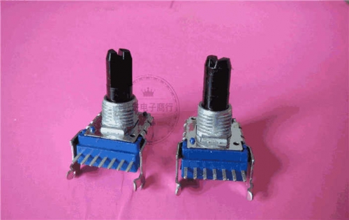 B203 Imported from Japan Alps 142 Type B20k Dual 7-Pin Mixer Volume Potentiometer Half Handle Length 15mm