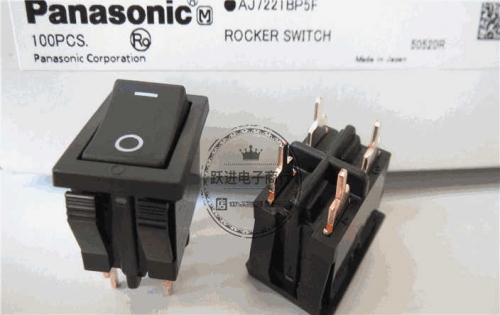 Imported from Japan Panasonic Aj7221 Boat-Type Switch 16a125v 4-Leg 2-Speed Rocker Arm Power Switch Tip