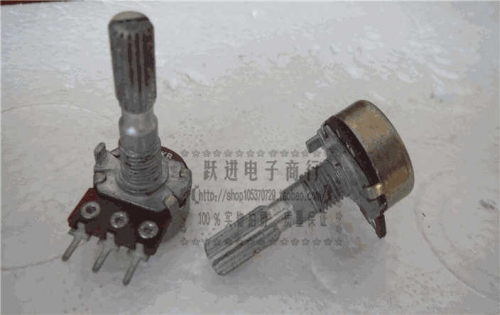 148 Type 16 Type B5k Single Connection Potentiometer Handle Length 25MM Plum Handle 3 Legs