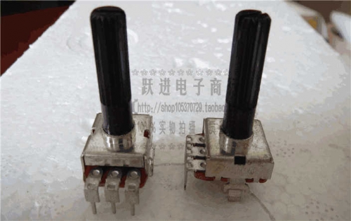 Imported Taiwan Alpha Square B50k B20k with Stand Amplifier Stereo Volume Potentiometer Handle Length 22mm