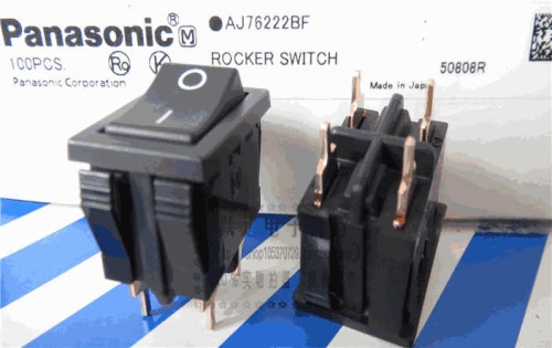 Imported from Japan Panasonic Aj76222bf Boat Switch 6a250v 4-Leg 2-Speed Rocker Power Switch Tip