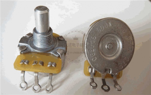 Imported American CTS A500k Single Connection 3-Leg Electric Guitar Potentiometer Handle Length 16mm round Axis